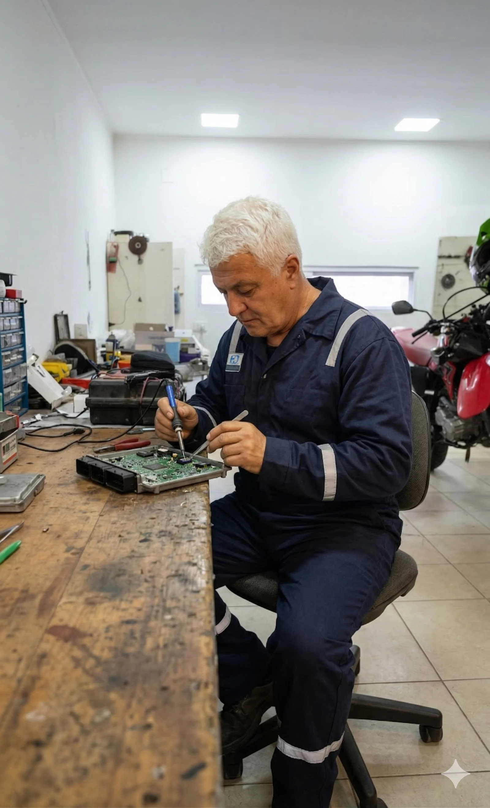 Micro-soldadura de componentes SMD